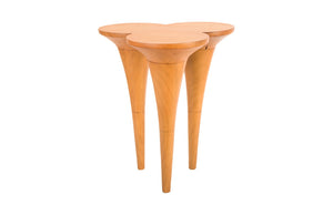 Phillips Collection Marley Bar Table - Stylish Sculptural Design with Warm Tones for Modern or Rustic Interiors Resin, Faux Bois Finish PH67476
