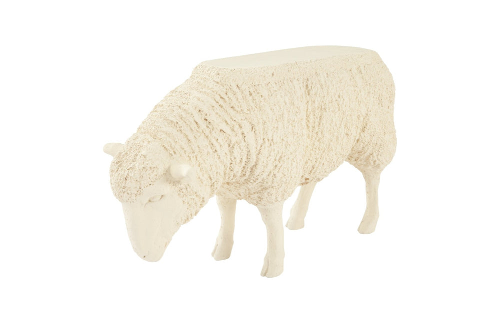 Phillips Collection Sheep Side Table - Playful Apricot and Cream Accent for Modern Nurseries or Living Rooms, Versatile & Durable PH67482