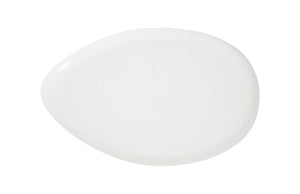 Phillips Collection River Stone Coffee Table - Elegant Gel Coat White Finish with Organic Design for Modern Living Spaces PH67485