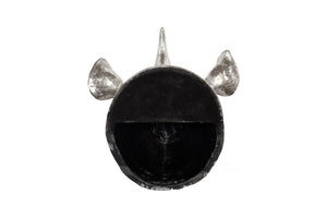 Phillips Collection Rhino Wall Art Sculpture - Striking Silver-Finished Wildlife Décor for Modern Living Spaces Resin, Silver Leaf PH67513