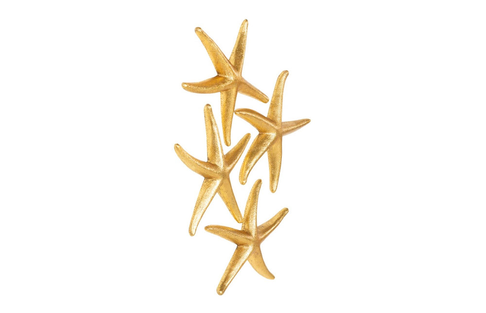 Phillips Collection Starfish, Whimsical Resin Castings For Home Décor – Enchanting Ocean-inspired Art Pieces Gold Resin Ph67527