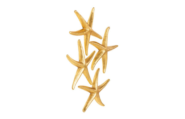 Phillips Collection Starfish, Whimsical Resin Castings For Home Décor – Enchanting Ocean-inspired Art Pieces Gold Resin Ph67527