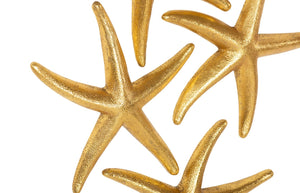 Phillips Collection Starfish, Whimsical Resin Castings For Home Décor – Enchanting Ocean-inspired Art Pieces Gold Resin Ph67527