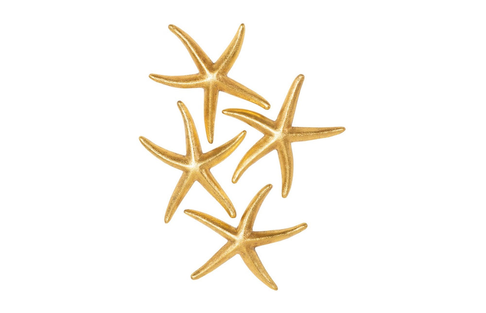 Phillips Collection Starfish, Whimsical Resin Castings For Home Décor – Enchanting Ocean-inspired Art Pieces Gold Resin Ph67527