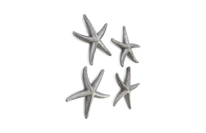 Phillips Collection Starfish, Whimsical Resin Castings For Home Décor – Enchanting Ocean-inspired Art Pieces Silver Resin Ph67528