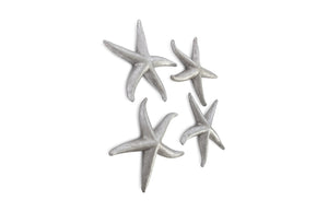 Phillips Collection Starfish, Whimsical Resin Castings For Home Décor – Enchanting Ocean-inspired Art Pieces Silver Resin Ph67530