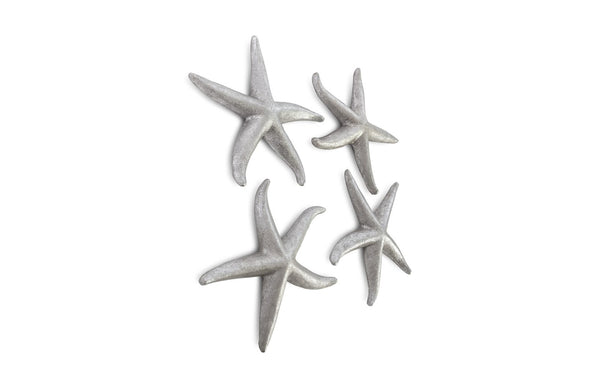 Phillips Collection Starfish, Whimsical Resin Castings For Home Décor – Enchanting Ocean-inspired Art Pieces Silver Resin Ph67530