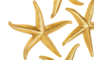 Phillips Collection Starfish, Elegant Silver Leaf Decor for Coastal Interiors - Whimsical Set of Four Stunning Pieces Gold Leaf, Set of 4, LG PH67531
