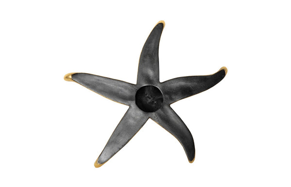 Phillips Collection Starfish, Elegant Silver Leaf Decor for Coastal Interiors - Whimsical Set of Four Stunning Pieces Gold Leaf, Set of 4, LG PH67531