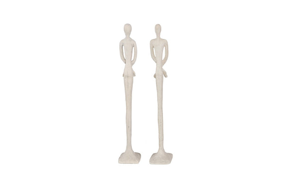 Phillips Collection Lloyd Elegant Mid-Century Modern Sculpture in Roman Stone Finish - Compact Accent for Any Space PH67647