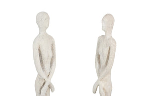 Phillips Collection Lloyd Elegant Mid-Century Modern Sculpture in Roman Stone Finish - Compact Accent for Any Space PH67647