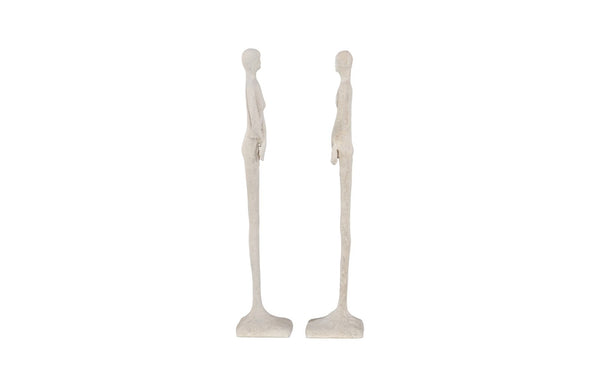 Phillips Collection Lloyd Elegant Mid-Century Modern Sculpture in Roman Stone Finish - Compact Accent for Any Space PH67647