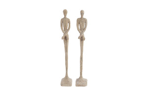 Phillips Collection Lloyd And Lottie Sculpture Set – Extra Small, Modern Resin Art In Roman Stone Finish, Stylish Decor Off White Resin Ph67647