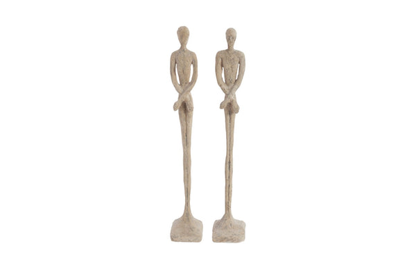 Phillips Collection Lloyd And Lottie Sculpture Set – Extra Small, Modern Resin Art In Roman Stone Finish, Stylish Decor Off White Resin Ph67647