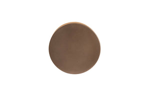 Phillips Collection Stacked Stool - Modern Versatile Seating and Accent Table for Home or Outdoor Use, Easy to Clean Bronze PH67655