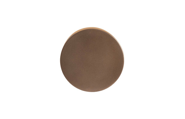 Phillips Collection Stacked Stool - Modern Versatile Seating and Accent Table for Home or Outdoor Use, Easy to Clean Bronze PH67655