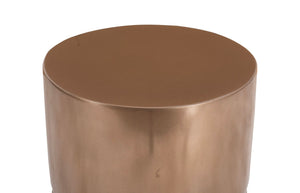Phillips Collection Stacked Stool - Modern Versatile Seating and Accent Table for Home or Outdoor Use, Easy to Clean Bronze PH67655