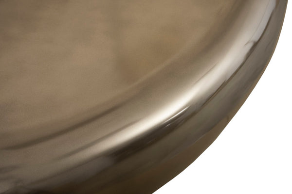 Phillips Collection River Stone Coffee Table - Organic Design In Polished Bronze, Nature-inspired Elegance For Living Room Brown Resin Ph67715