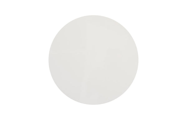 Phillips Collection Totem Stool - Modern Sculptural Accent Piece for Versatile Use in Any Room or Outdoor Space White Gel Coat, LG PH67718