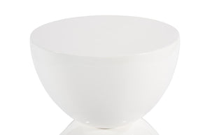 Phillips Collection Totem Stool - Modern Sculptural Accent Piece for Versatile Use in Any Room or Outdoor Space White Gel Coat, LG PH67718
