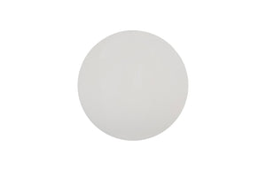 Phillips Collection Carved Stool - Sculptural Accent Piece for Modern Spaces, Lightweight Design for Versatile Use Gel Coat White PH67724