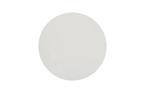 Phillips Collection Stacked Stool - Modern Versatile Seating and Accent Table for Home or Outdoor Use, Easy to Clean Gel Coat White PH67726