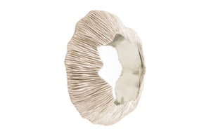 Phillips Collection Fungia Mirror, Silver - Nature-inspired Mushroom Art Piece For Unique Home Decor And Elegance Silver Resin Ph67775