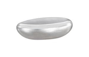 Phillips Collection River Stone Organic Sculptural Coffee Table Metallic Resin Living Room Centerpiece PH67800