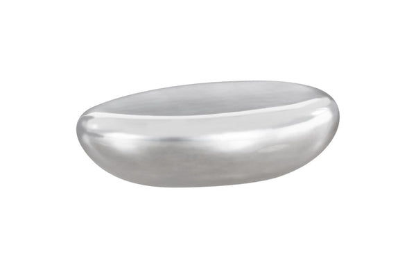 Phillips Collection River Stone Organic Sculptural Coffee Table Metallic Resin Living Room Centerpiece PH67800