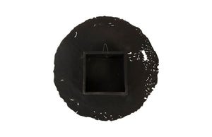 Phillips Collection Cast Oil Drum Wall Discs - Industrial Glamour for Modern Spaces, Striking Decor for Any Room Liquid Silver, Set of 4 PH67805