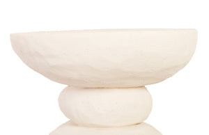Phillips Collection Boulder Side Table - Japanese-Inspired Sculptural Design in Stone-Cast Finish for Modern Spaces PH67808