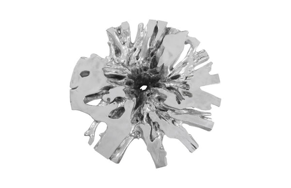 Phillips Collection Abyss Silver Leaf Resin Root Coffee Table Sculptural Organic Form Living Room PH67967