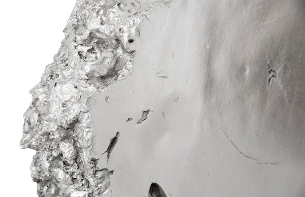 Phillips Collection Burled Root Wall Art - Modern Organic Decor with Luminous Silver Leaf Finish for Stylish Interiors Small, Silver Leaf PH67971