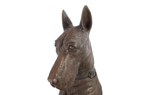 Phillips Collection Great Dane Sculpture - Exquisite Gold Finish, Modern-Organic Design for Stylish Interiors and Spaces Bronze, Right PH69974