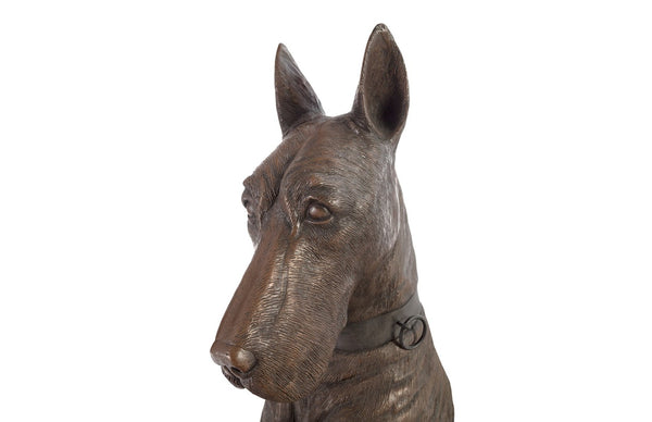 Phillips Collection Great Dane Sculpture - Exquisite Gold Finish, Modern-Organic Design for Stylish Interiors and Spaces Bronze, Right PH69974
