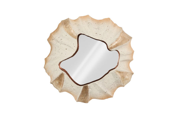 Phillips Collection Barnacle Sculptural Wall Art - Elegant Coastal Decor with Mirrored Glass for Boho & Modern Spaces PH75346