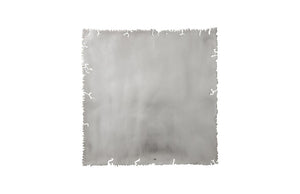 Phillips Collection Galvanized Silver Leaf Resin Wall Tiles Distressed Industrial Art Set of Three PH75349