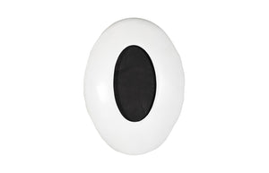 Phillips Collection Broken Egg Mirror - Sculptural Modern Wall Décor with Fluted Edge for Contemporary Interiors Silver Leaf PH77290