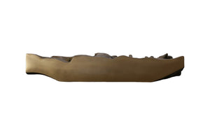 Phillips Collection Square Root Console Table - Modern Organic Design for Entryway, Hallway, or Living Room Decor Resin, Antique Bronze Finish PH79052