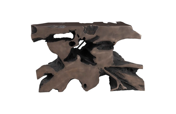 Phillips Collection Venice Freeform Console Table - Chic Modern Design For Contemporary And Coastal Interiors Bronze Resin Ph79069