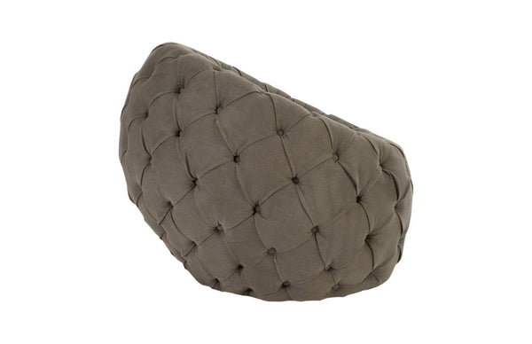 Phillips Collection Egg Chair Ramie Upholstered Cocoon Seat Retro Curved Shell for Living Room Reading PH79077