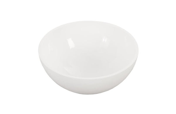 Phillips Collection Sulu Wide Shallow Resin Decorative Bowl with Gel Coat White Finish for Indoor Outdoor Use PH80630