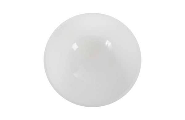 Phillips Collection Sulu Wide Shallow Resin Decorative Bowl with Gel Coat White Finish for Indoor Outdoor Use PH80630