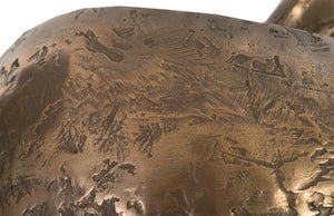 Phillips Collection Trifoil Bronze Resin Floor Sculpture Organic Loop Form for Modern Living Spaces PH80672