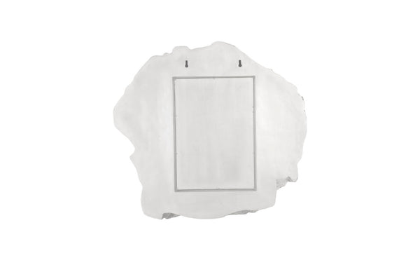Phillips Collection Rock Pond Mirror - Sculptural Silver Leaf Design for Modern Organic Interiors and Gallery Walls PH81109