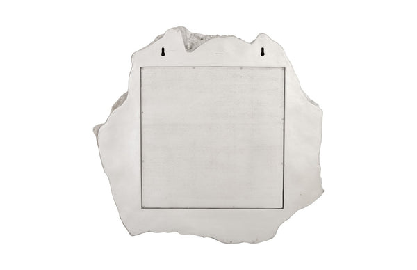 Phillips Collection Rock Pond Mirror – Asymmetrical Silver Leaf Design for Modern Organic Wall Décor and Sculpture PH81110