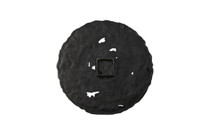 Phillips Collection Molten Wall Disc - Stunning Bright Silver Leaf Sculpture for Modern Home Décor & Gallery Walls Medium, Gold Leaf PH83140