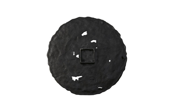 Phillips Collection Molten Wall Disc - Stunning Bright Silver Leaf Sculpture for Modern Home Décor & Gallery Walls Medium, Gold Leaf PH83140