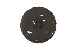 Phillips Collection Molten Wall Disc - Stunning Bright Silver Leaf Sculpture for Modern Home Décor & Gallery Walls Medium, Gold Leaf PH83140