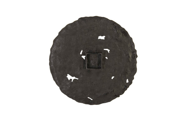 Phillips Collection Molten Wall Disc - Stunning Bright Silver Leaf Sculpture for Modern Home Décor & Gallery Walls Medium, Gold Leaf PH83140